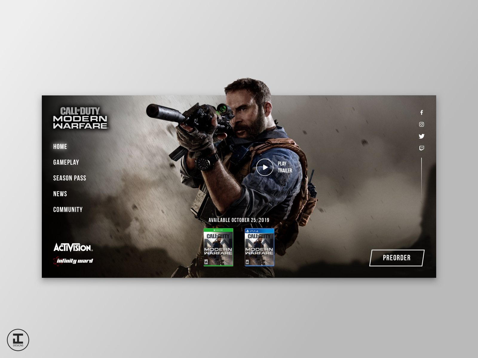 Gaming Poster 22x34 Gaming fps Decor for Gamers Call Of Duty Advanced Warfare
